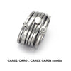 Annika-Rutlin-Cairn-silver-stacking-rings-3-ring-starter-stack with diamond mix