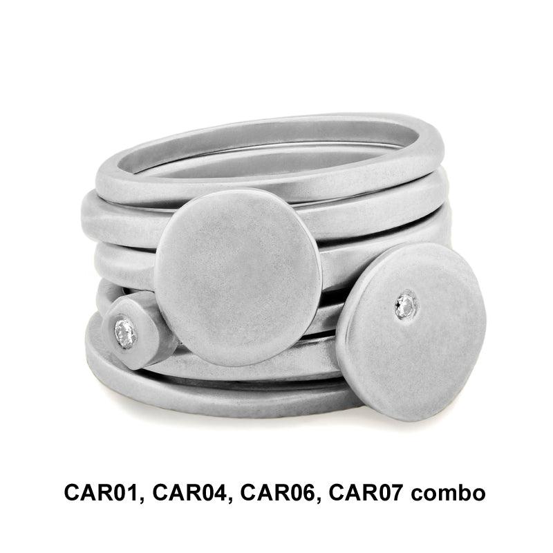 Cairn collection starter stacking set of 3 rings CAR01 - Annika Rutlin