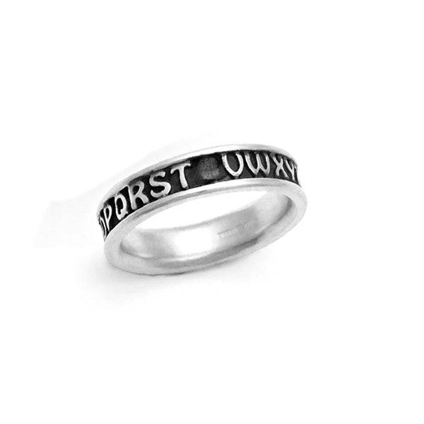 Missing U alphabet narrow band ring MUR01 - Annika Rutlin