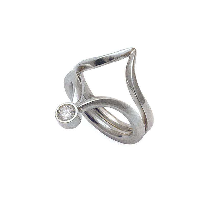 Goddess Tara Focus silver ring WTR19 - Annika Rutlin