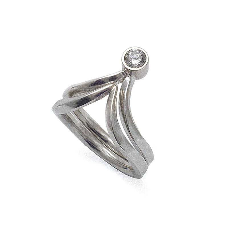 Goddess Tara Focus silver ring WTR19 - Annika Rutlin