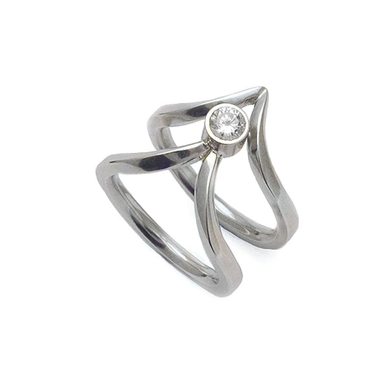 Goddess Tara Focus silver ring WTR19 - Annika Rutlin