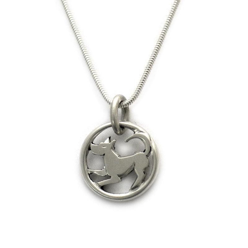 Year of the Dog pendant on snake chain YRD-NS2 - Annika Rutlin