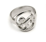 leaping monkey signet ring sterling silver by Annika Rutlin jewellery