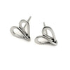 annika-rutlin-ELE01-Endless-Love-heart-studs-contemporary-jewellery-forged-infinity-heart-Earrings-jewelry