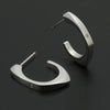 Cirque 3/4 hoop diamond set earrings CE71D - Annika Rutlin