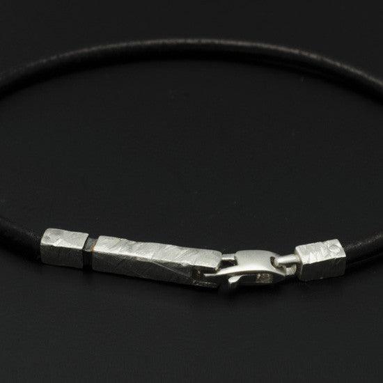 Ixion silver & leather bracelet XB21 - Annika Rutlin