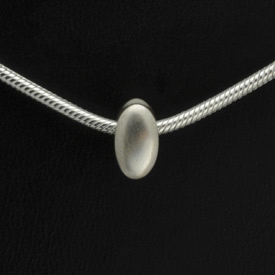 BlackJack silver bead pendant on snake chain BJN41S - Annika Rutlin