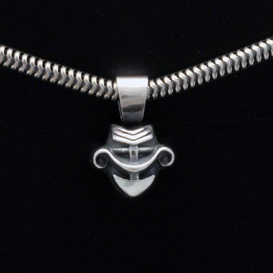 Talisman silver Sagittarius horoscope pendant on snake chain - Annika Rutlin