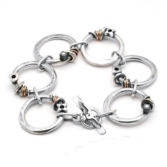 Raven Big Loop Stoneset Bracelet RB50 - Annika Rutlin