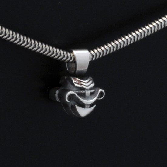 Talisman silver Sagittarius horoscope pendant on snake chain - Annika Rutlin