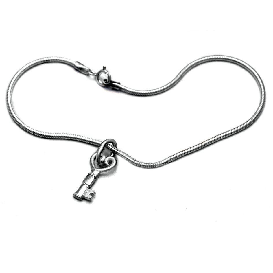 KHB41S Amitie key snake chain bracelet - Annika Rutlin