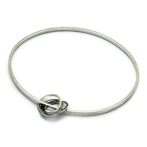 UB59 United interlinked circles oval bangle - Annika Rutlin