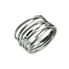 UR01 United silver coil ring - Annika Rutlin